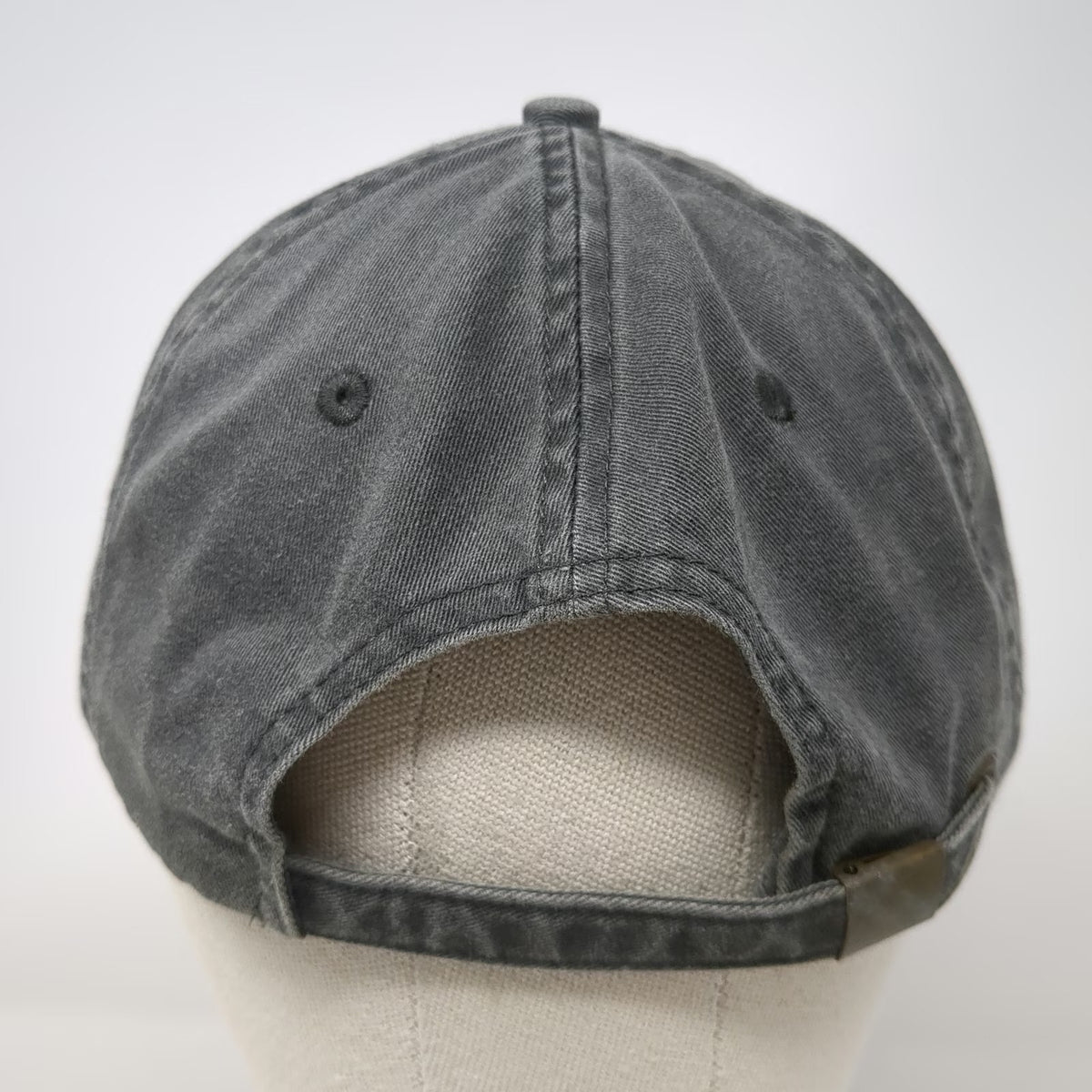 Anvil Baseball Cap Gray One Size Intercoastal Corporation Slideback Logo Hat