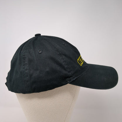 Kendall Strapback Hat Black One Size Embroidered Pacific Headwear