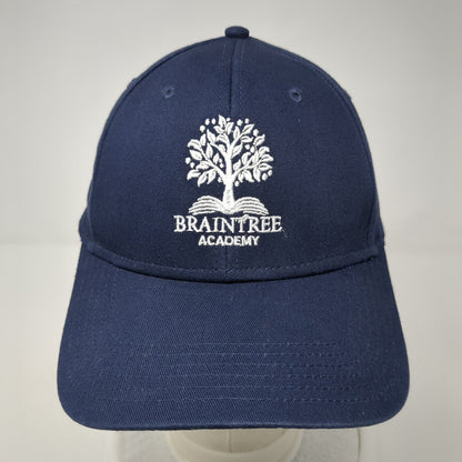 Braintree Academy Strapback Hat Blue One Size Adjustable 6 Panel Otto