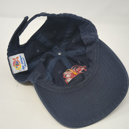 Hibiscus Maui Strapback Hat Blue One Size Adjustable Sgt. Leisure Hawaii