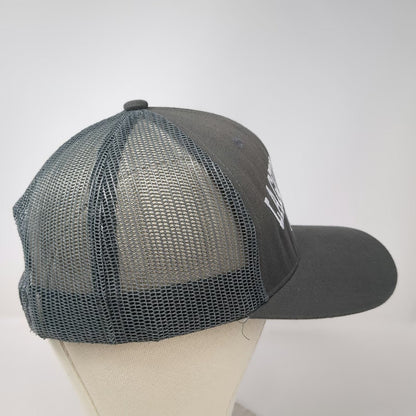 Gray Trucker Hat One Size Laguna Beach California Mesh Back Snapback Embroidery