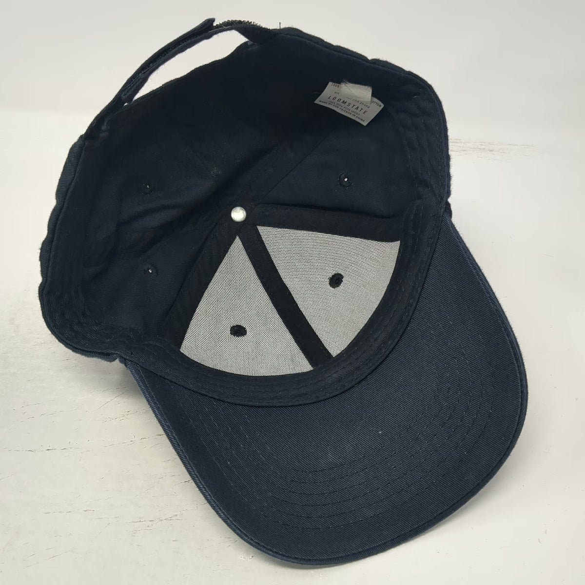 Loomstate Chipotle Baseball Cap Black One Size Organic Cotton Strapback Hat