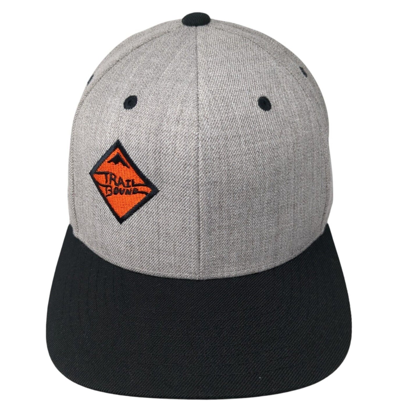 Trailbound Snapback Hat Gray One Size Colorblock The Classics Yupoong