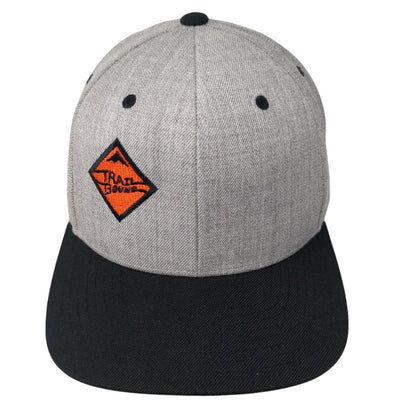 Trailbound Snapback Hat Gray One Size Colorblock The Classics Yupoong