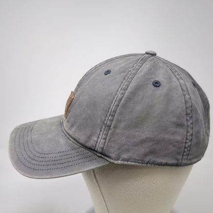 Carhartt Gray Brown Baseball Cap One Size Adjustable Strapback Logo Patch Hat