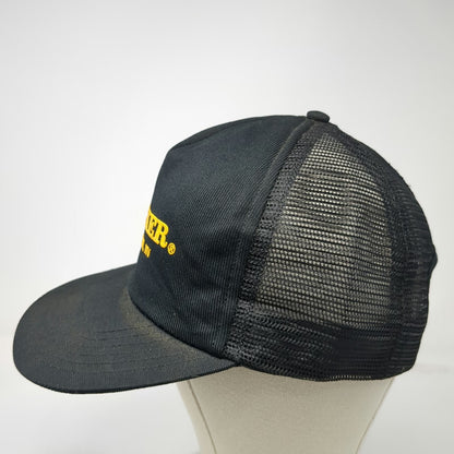 Trucker Hat Black One Size Good By Sucker Laughlin NV Mesh Back Made USA Vintage