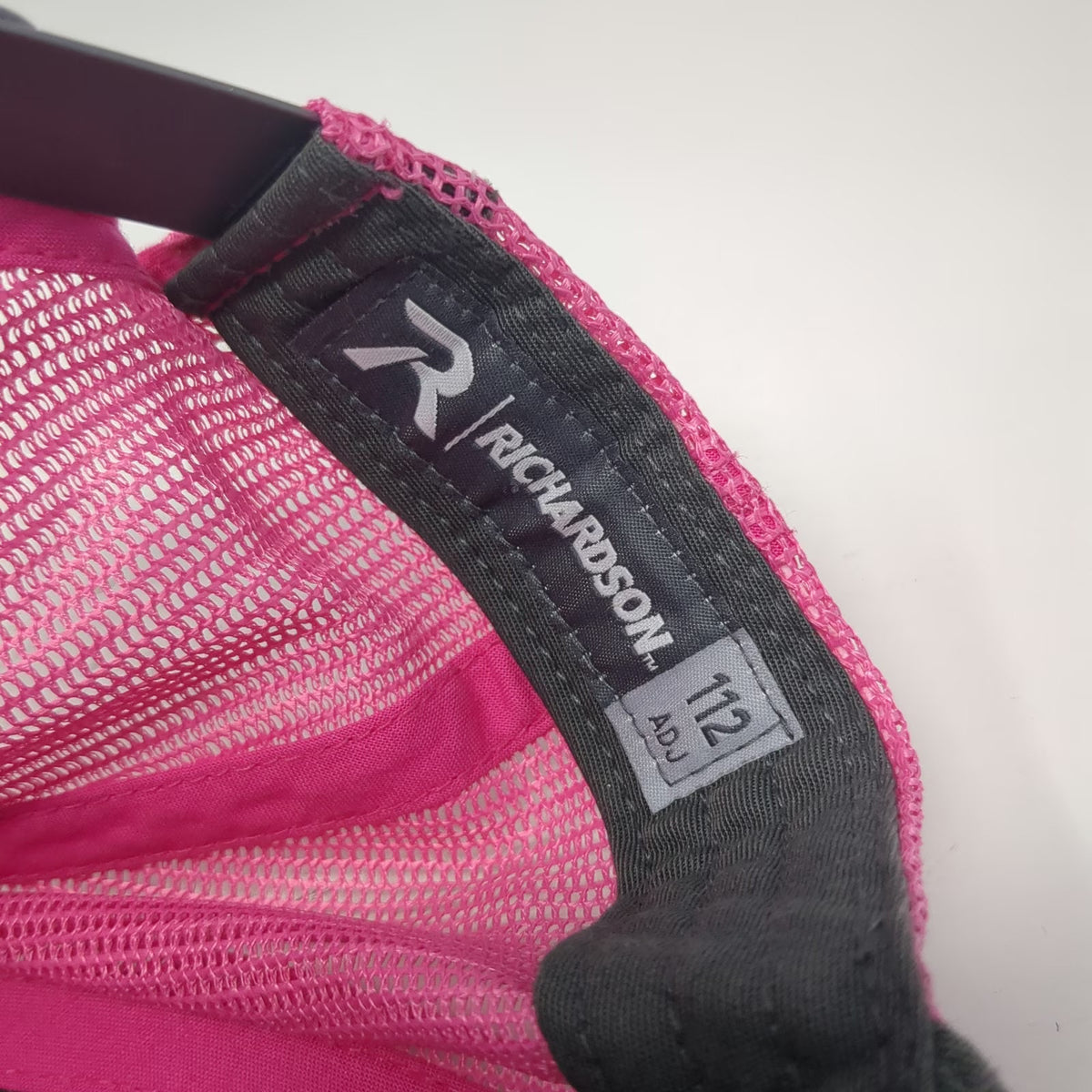 Richardson Trucker Hat Gray Pink One Size Mesh Rex Tiffany Redden Foundation