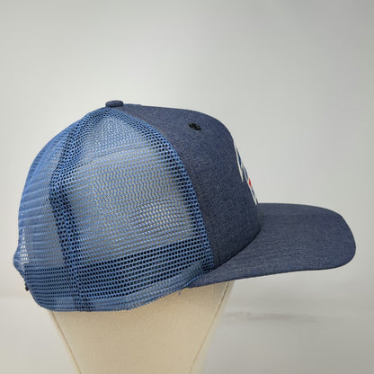 Brookfield Trucker Hat Blue L USPS U.S. Mail Mesh Snapback Union USA Vintage