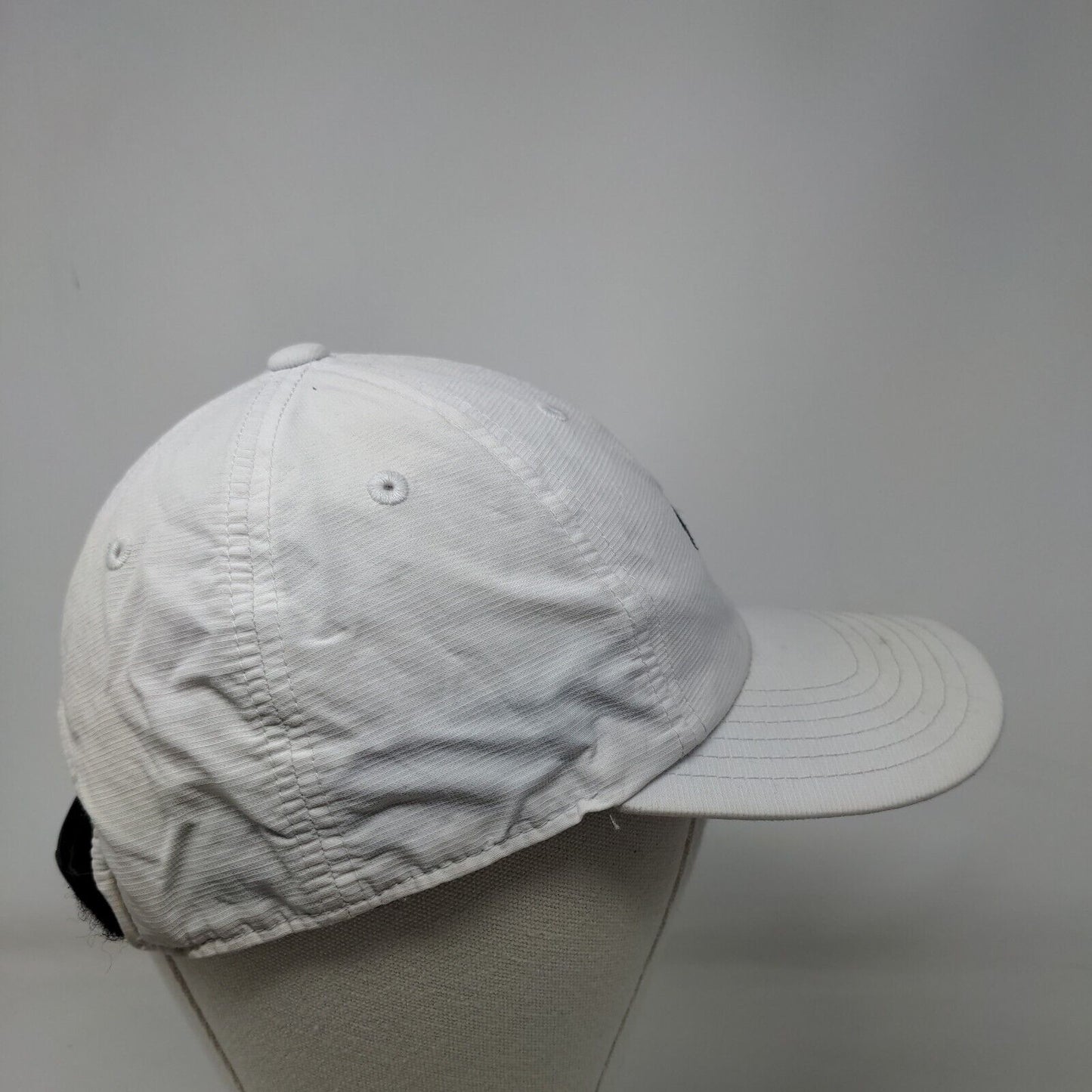 Spenn Strapback Hat White One Size Adjustable Embroidered American Needle