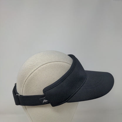 CL Strapback Sun Visor Cap Black OS Adjustable Embroidered Pacific Headwear