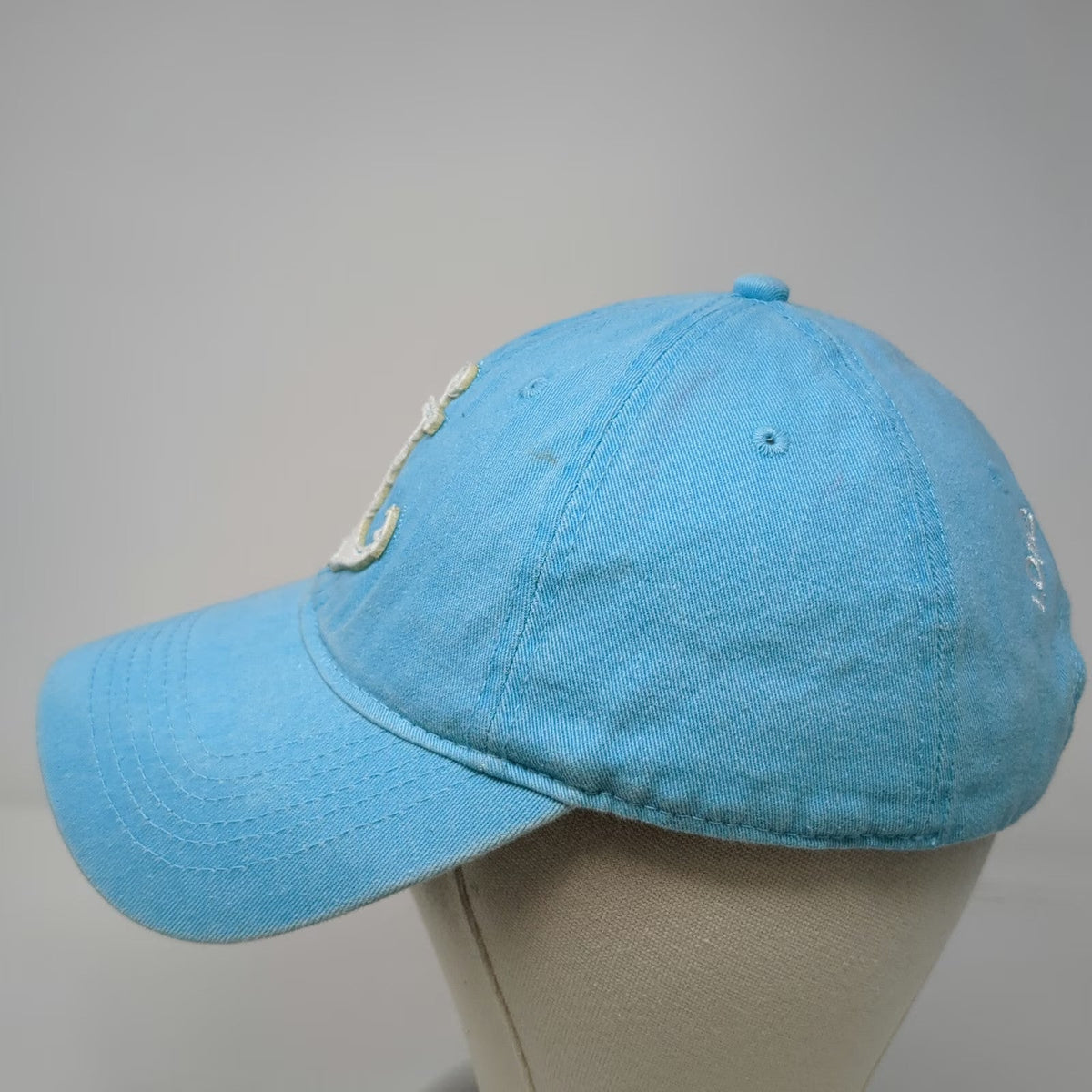 Triangle Baseball Cap Blue One Size Long Beach Island Anchor Strapback Surf Hat