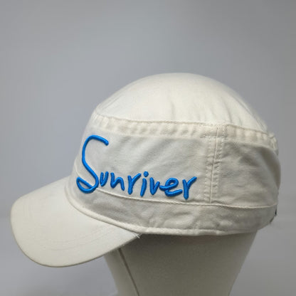 Legacy Army Cap White One Size Sunriver Oregon Resort Strapback Cotton Hat