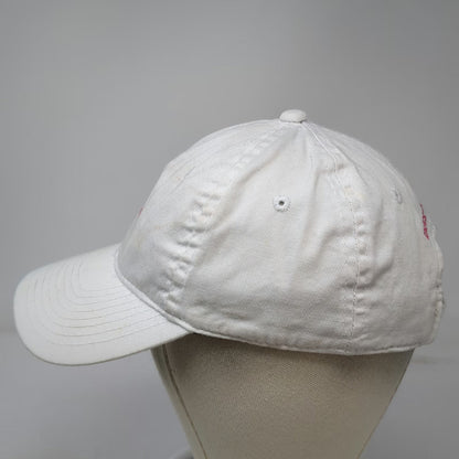 Ducks Unlimited Baseball Cap White Pink One Size Strapback Embroidered Logo Hat