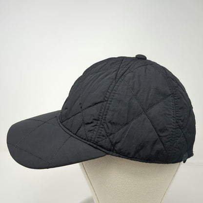 All in Motion Baseball Cap Black One Size Quilted Nylon Adjustable Cord Hat