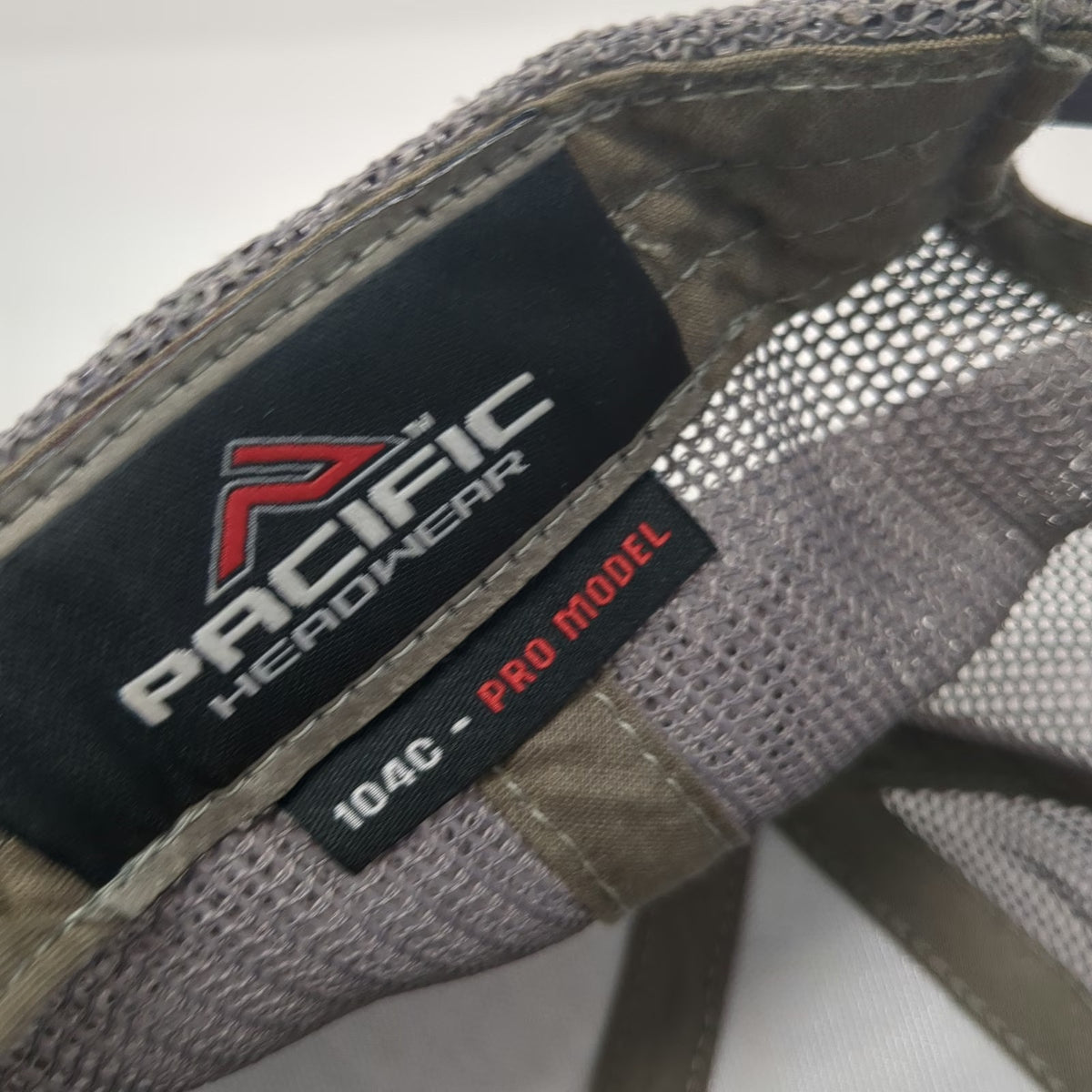 Pacific Headwear Trucker Hat Black Gray One Size Mesh Snapback Higher Rock Radio