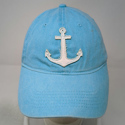 Triangle Baseball Cap Blue One Size Long Beach Island Anchor Strapback Surf Hat