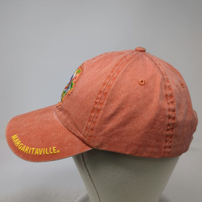 Margaritaville Baseball Cap Orange One Size Five O'Clock Somewhere Las Vegas Hat