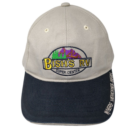 Bish's RV Super Center Where Memories Begin Route66 Slideback Hat Tan One Size