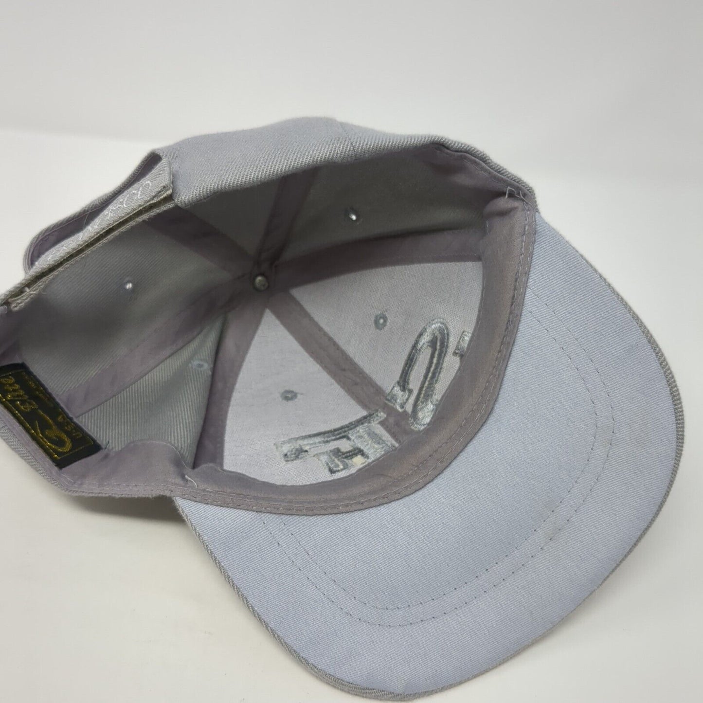 SF San Francisco Strapback Hat Gray One Size Adjustable Embroidered Elite