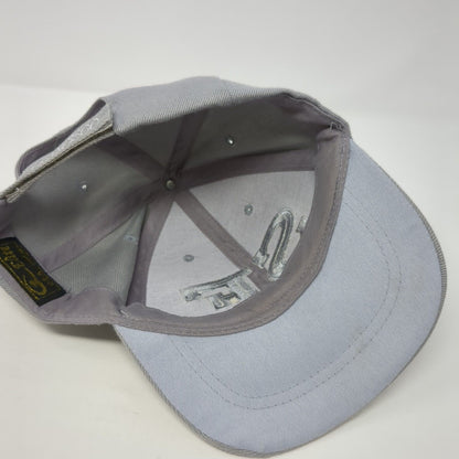 SF San Francisco Strapback Hat Gray One Size Adjustable Embroidered Elite