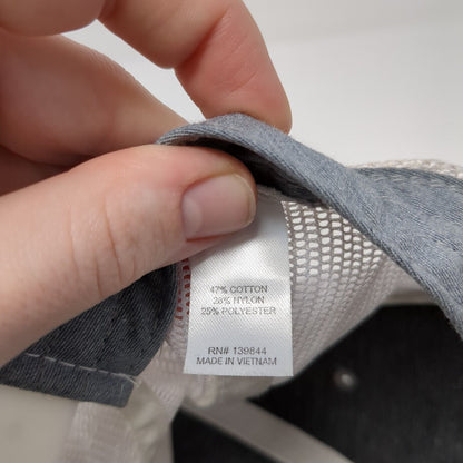 Sovrn Patch Snapback Trucker Hat Gray One Size Mesh Back Adjustable