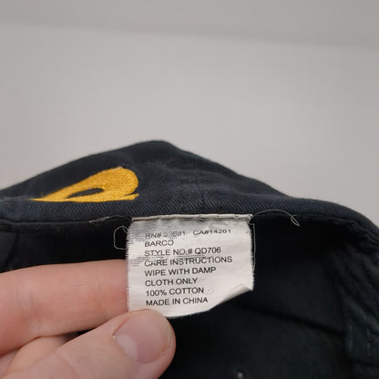 Qdoba Strapback Hat Black One Size Adjustable Embroidered 6 Panel