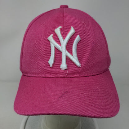 New York Yankees Strapback Hat Women's OSFA MLB Adjustable Embroidered Logo