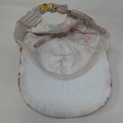 Unbranded Floral Print Strapback Hat Multicolor OSFM Adjustable 6 Panel