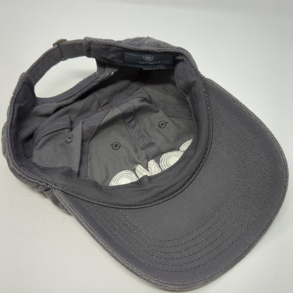 Como Slideback Hat Gray One Size Corduroy Top of the World 6 Panel