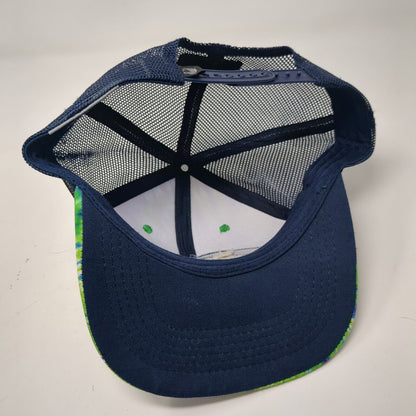 Cali Snapback Mesh Back Trucker Hat Multi One Size Tie Dye Pit Bull