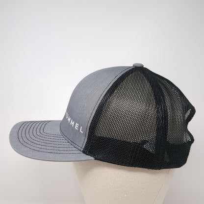 Hummel Snapback Mesh Back Trucker Hat Gray One Size Pacific Headwear