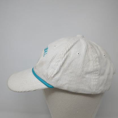Malibu Slideback Baseball Cap Beige One Size Adjustable Rope Corduroy