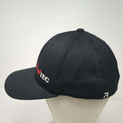 Richardson Baseball Cap Black XL DentTEC Flexfit Stretch Fit Hat Acrylic Wool