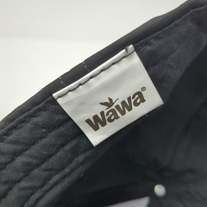 Wawa Baseball Cap Black One Size Polyester Strapback Red Goose Embroidered Hat
