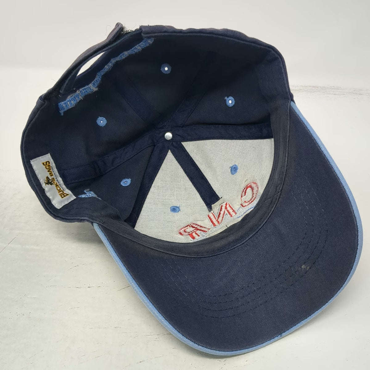 Bucks Bags Caldwell Night Rodeo Blue Baseball Cap One Size Strapback Horse Hat