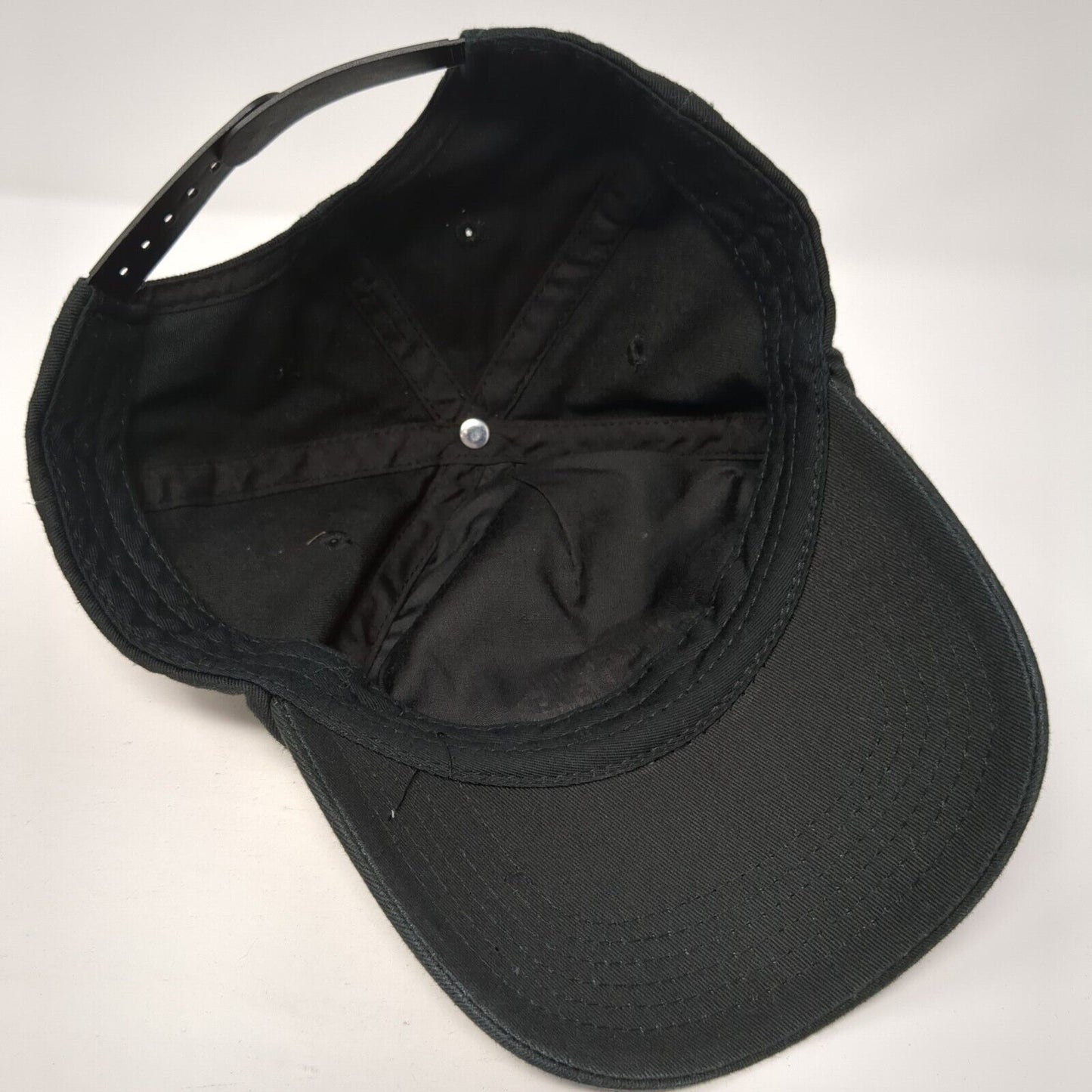 MFM Fan Cult Snapback Hat Black One Size Adjustable Embroidered Vented Holes