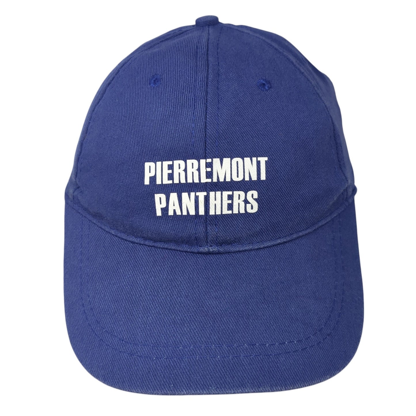 Pierremont Panthers Strapback Hat Blue One Size Adjustable 6 Panel