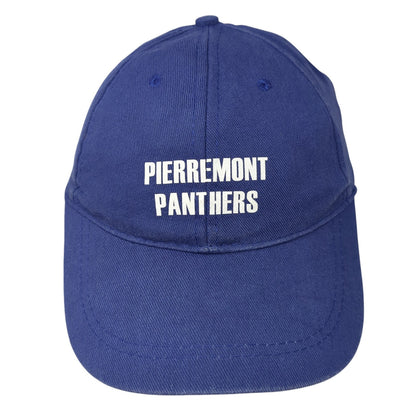 Pierremont Panthers Strapback Hat Blue One Size Adjustable 6 Panel