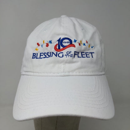 Port & Company Men's Slideback Hat White Blessing of the Feet 2022 Logo