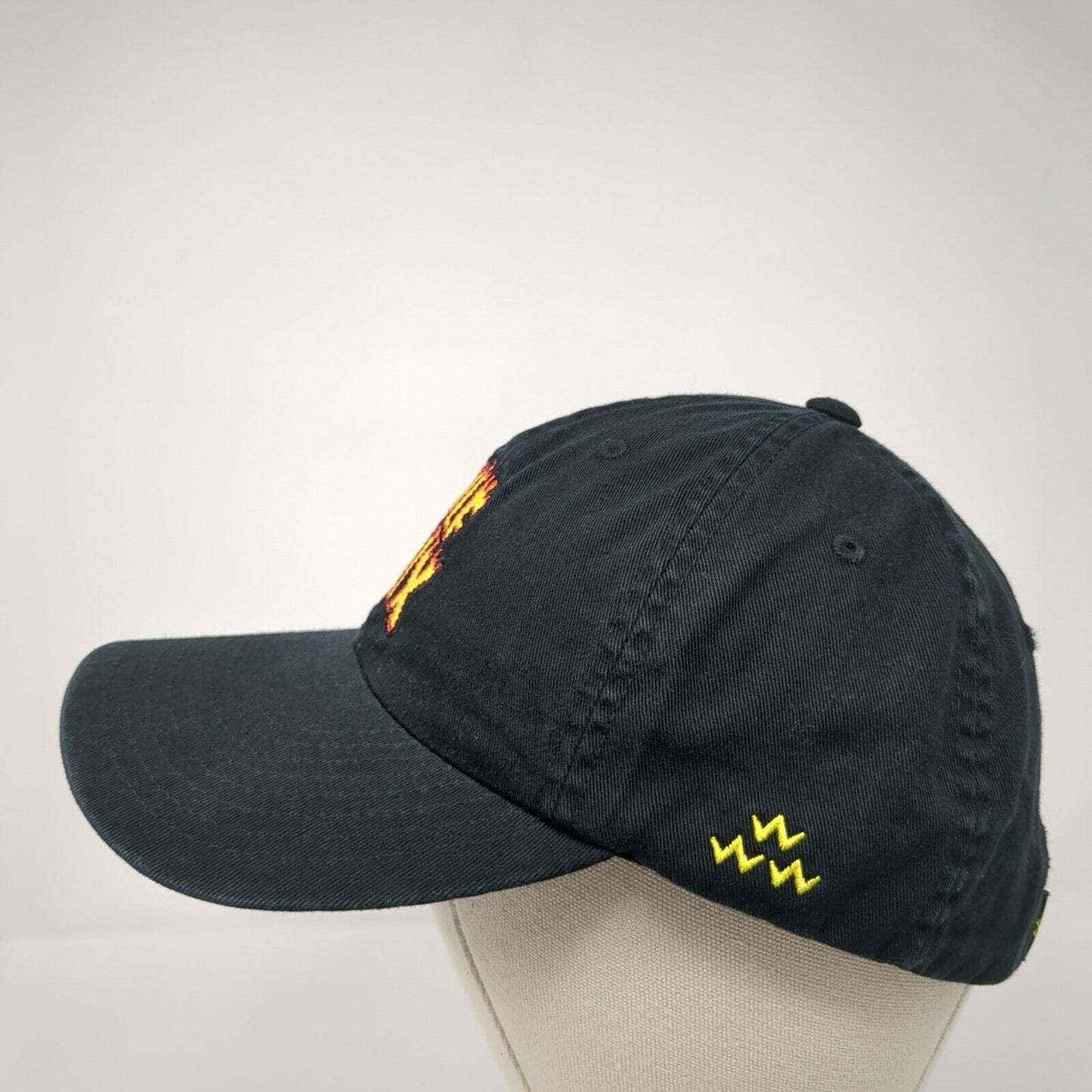 Birds of Condor Slideback Hat Black Embroidered Golf Sux Logo 100% Cotton