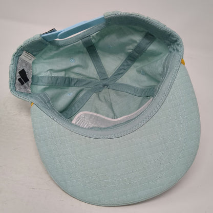 Obermeyer 5 Panel Blue One Size Snapback Rope Topographic Patch Outdoor Hat