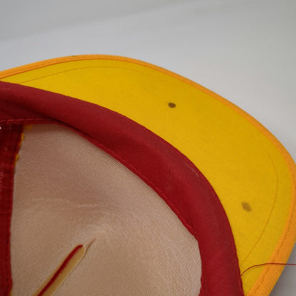 Designer Award Cap Trucker Hat Red One Size Honda Wing Logo Mesh Side Stripes