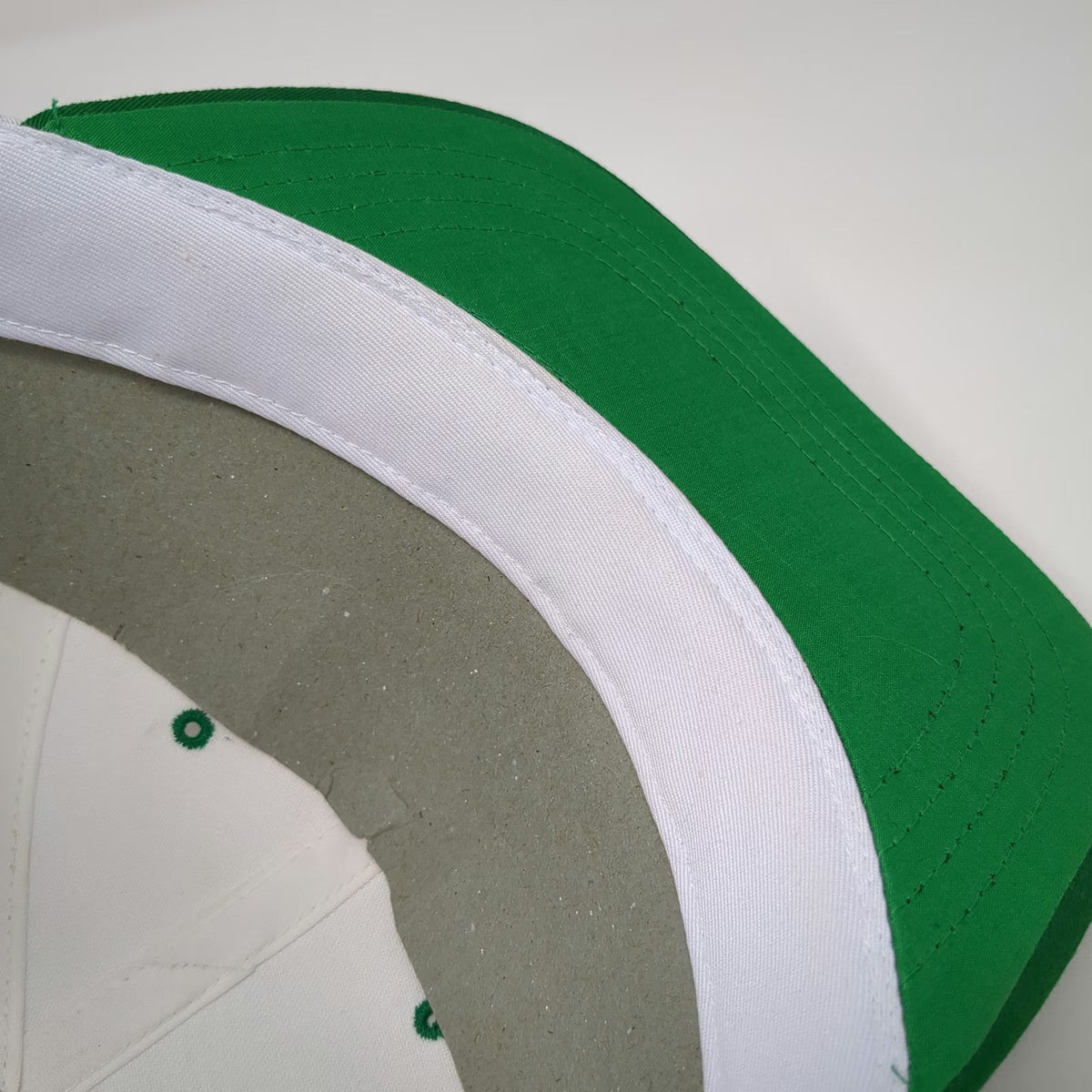 Iko Snapback Hat White Green One Size Butt Naked Hunting Novelty Graphic Camo