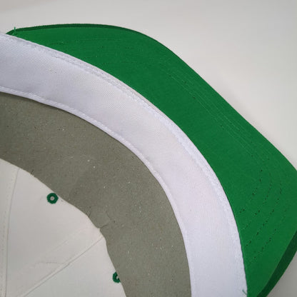 Iko Snapback Hat White Green One Size Butt Naked Hunting Novelty Graphic Camo
