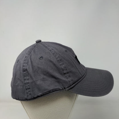 PUMA Patch Slideback Hat Gray One Size Adjustable 6 Panel Vent Holes