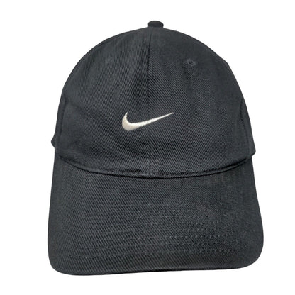Nike Golf Strapback Hat Black OSFA Adjustable Embroidered Swoosh