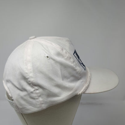 Players 5 Panel White One Size Hat US Genes Rope Snapback Medical Lab Corporate