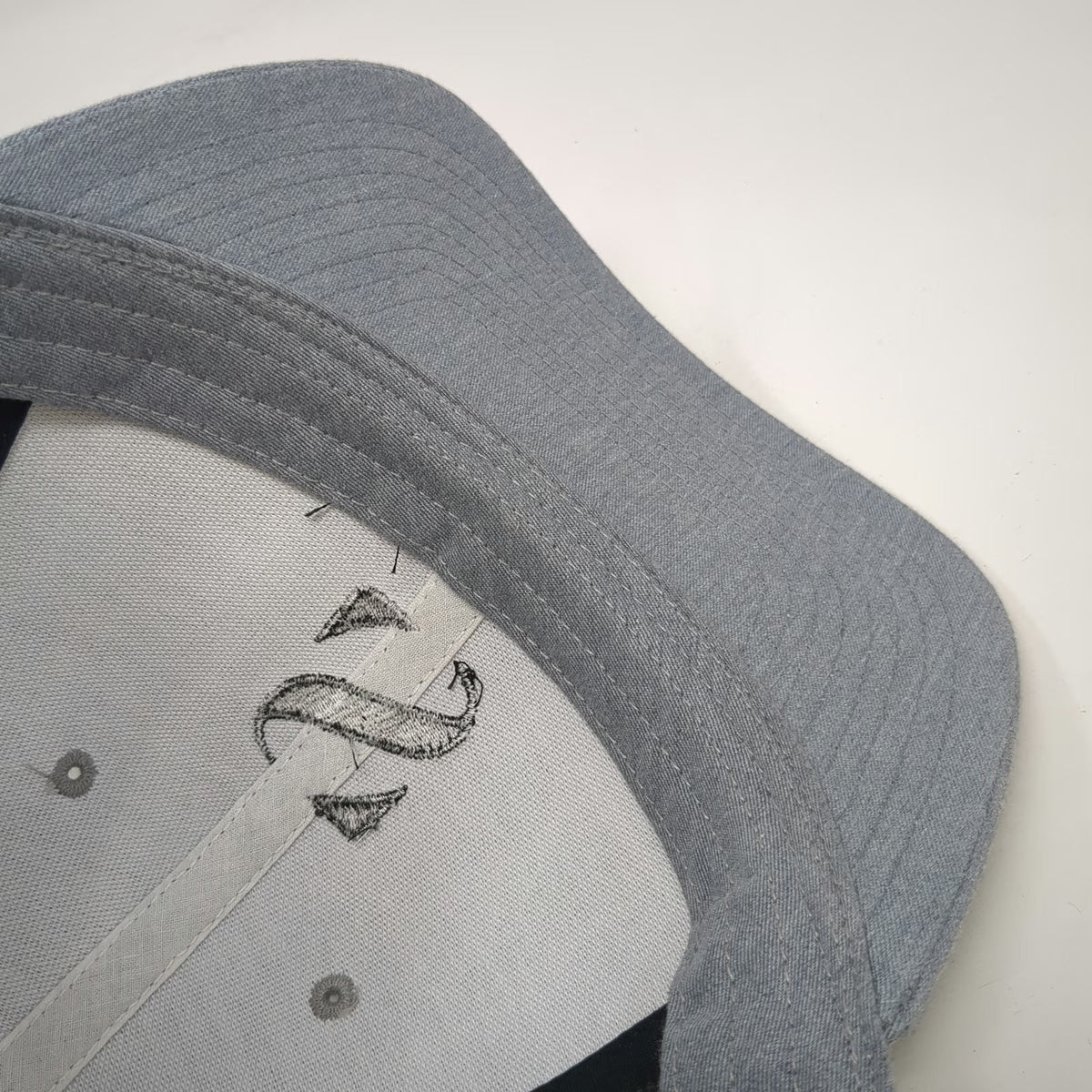 Richardson Trucker Hat Gray One Size Skyshare Logo Mesh Snapback Black 112