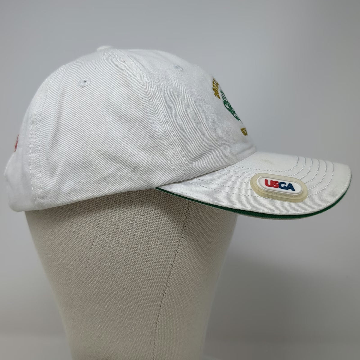 USGA Baseball Cap White One Size 2017 U.S. Open Erin Hills Member Shamrock Hat