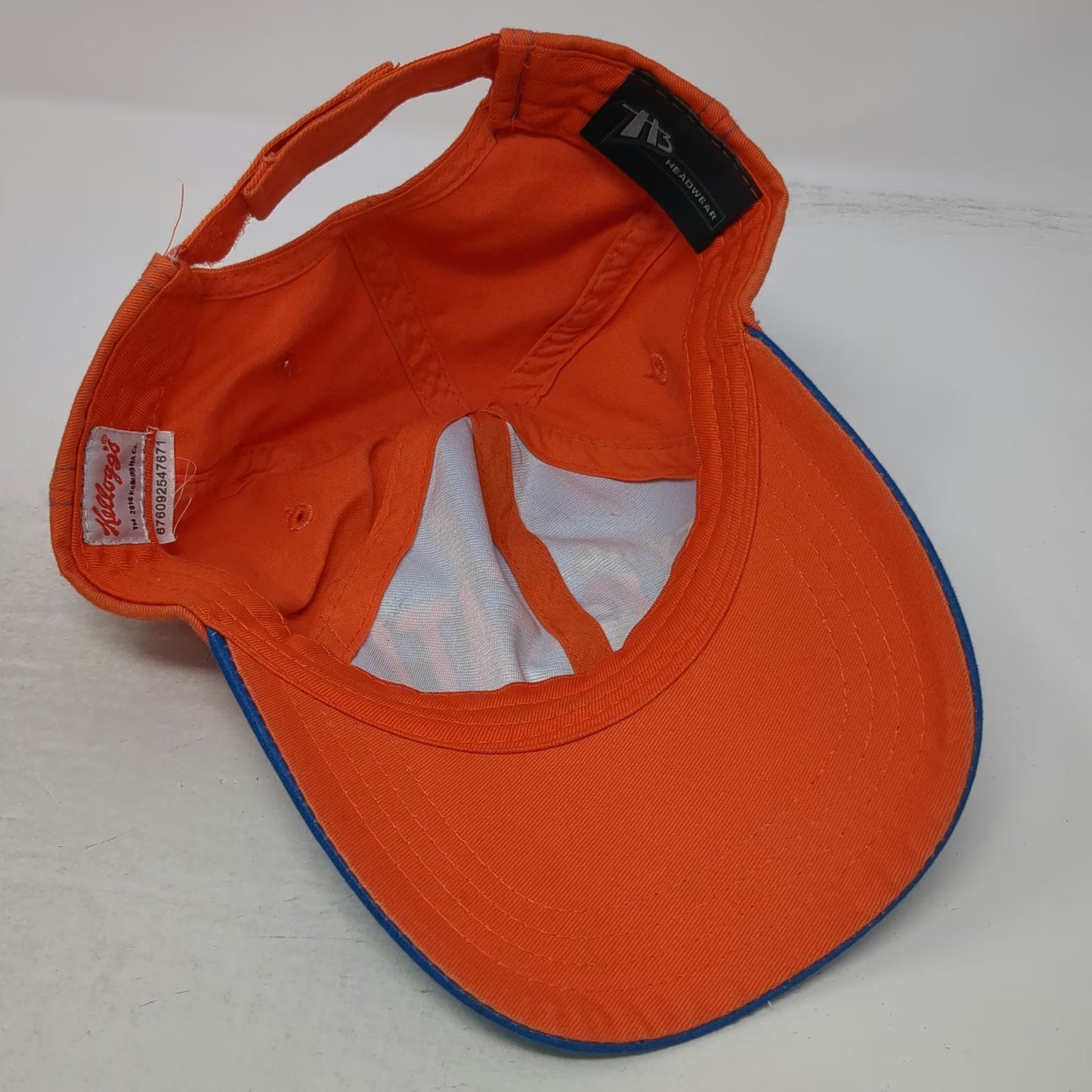 H3 Headwear Baseball Cap Blue OS Frosted Flakes Tony Tiger Strapback Hat Retro